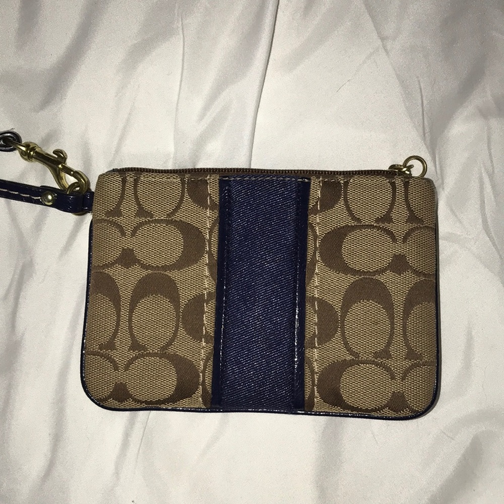 Mini coach wristlet